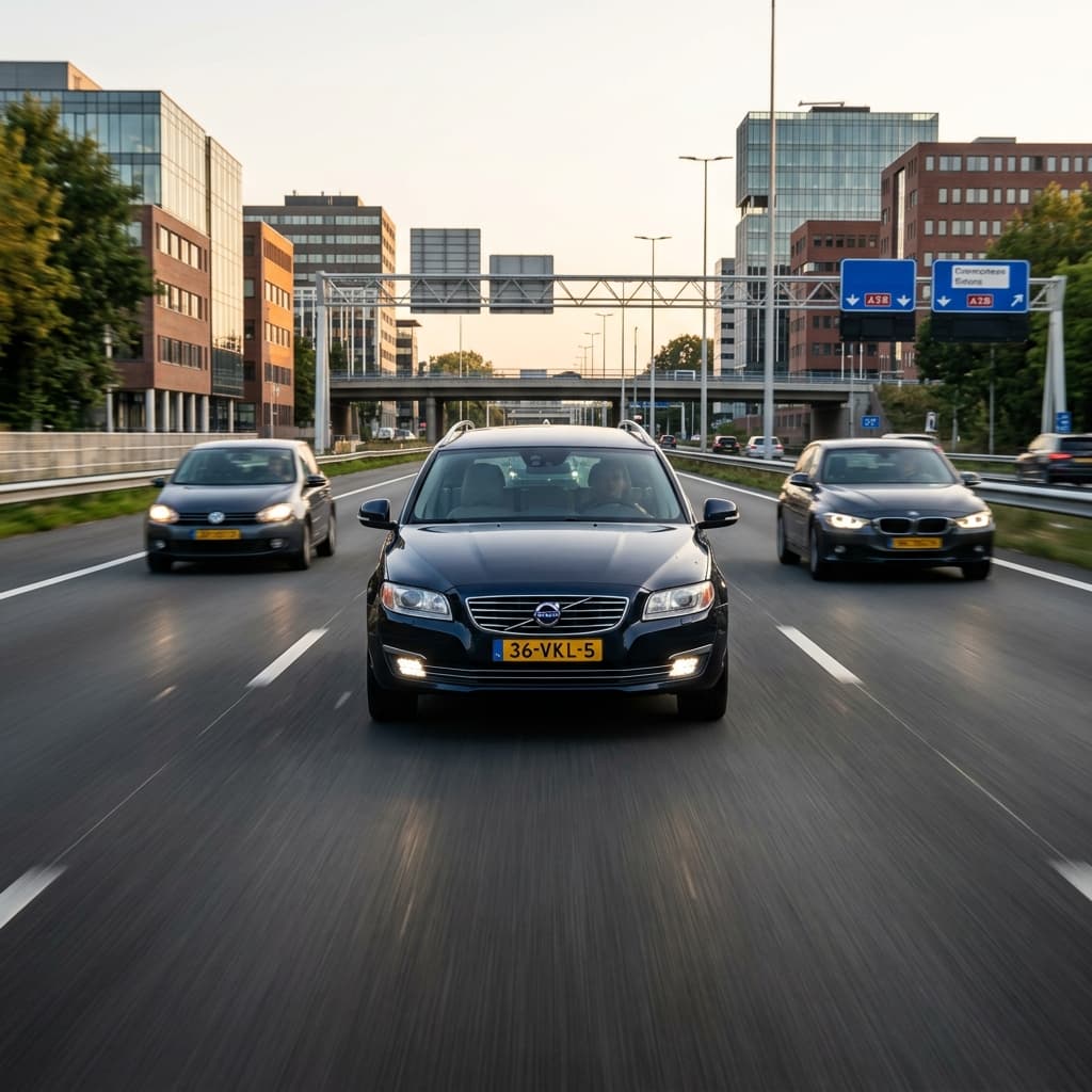 OnPoint Koeriers voertuig gereed voor direct spoedtransport in Tilburg