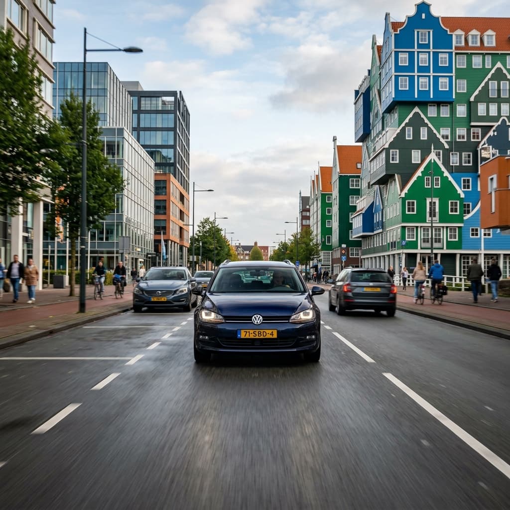 OnPoint Koeriers voertuig gereed voor direct spoedtransport in Zaandam